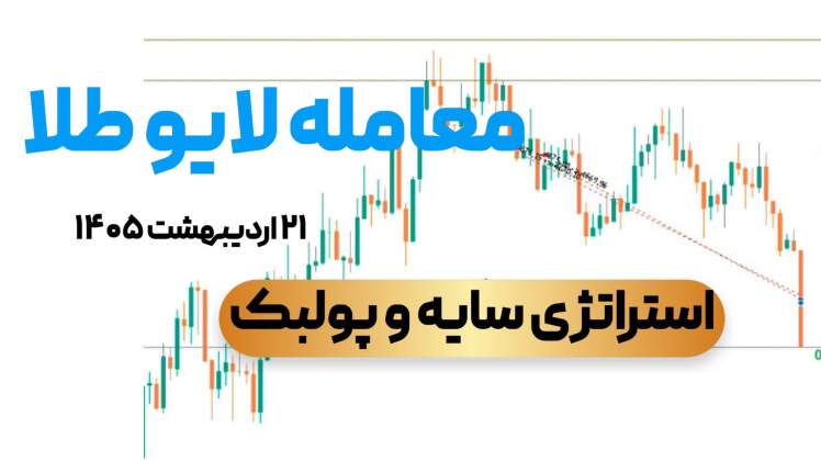 معامله لایو طلا ۲۱ اردیبهشت ۱۴۰۵ بر اساس سناریو شکست محدوده با سایه